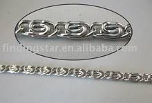 FREE SHIPPING 4 Meters flat spiral metal chain 12x5mm M18668 2023 - купить недорого
