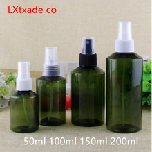 30PCS Free Shipping 50ML 100ML 150ML 200ML Green Lucency Plastic Spray Empty Perfume Bottle Toner Product Cosmetic Containers 2024 - buy cheap