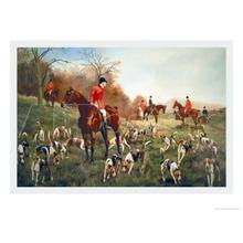 Оригинальная картина Heywood Hardy, картина маслом, лошади и собаки, окрашенная на холсте, ручная работа, высокое качество 2024 - купить недорого