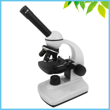 LED Illumination 40X 100X 400X Compound Monocular Biological Microscope Student Microscope with Charger 2024 - buy cheap