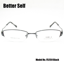 Quality Optical Eyewear Half Rim Optical Glasses Metal Spectacles Eyeglasses Frame Women Better Self F5259 2024 - buy cheap