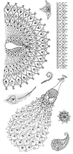 peacock Transparent Clear Silicone Stamp Seal for DIY scrapbooking photo album Decorative clear stamps A1020 2024 - buy cheap