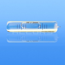 11*55 мм Точность 20 "/2 мм Высокоточный стеклянный Инклинометр цилиндрический пузырьковый уровень для пузырьковый уровень FOIF цилиндрический флакон спиртового уровня 2024 - купить недорого