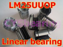Rodamiento lineal abierto de rodamiento LM25UU-OP, casquillo lineal LM25UUOP, rodamiento de movimiento lineal para eje de 25mm 2022 - compra barato