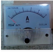 Free shipping 85C1 series 0-5A  DC Ammeter ampere meter generator voltmeter 64x56mm suit for all the generator 2024 - buy cheap