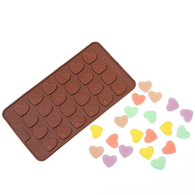 Molde con forma de corazón de amor para pastel de Chocolate, herramientas de silicona para hornear dulces, decoración para cupcakes, D637 2024 - compra barato