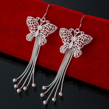 Wholesale  fashion jewelry ,M925 Silver color earrings  . Nice Jewelry. good quality   FE0006 2024 - buy cheap