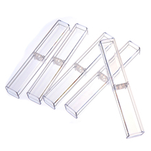 1pc Pen Boxes Plastic Transparent Case Pen Holder Gift Crystal Pen Packaging Boxes Stationery School Office Gifts 2024 - buy cheap