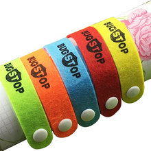 Pulsera repelente de mosquitos para exteriores, pulsera de mano con correa de tela, para muñeca repelente de mosquitos, Control de plagas, contra insectos, 10 unids/set por juego 2024 - compra barato