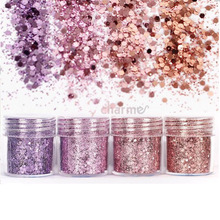 1Box Chunky Nail Glitter Sequins For UV Gel Polish Decoration Mixed Color Nails For Nail Art Manicure Tips Design DIY Paillette 2024 - buy cheap