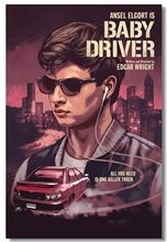 Custom Canvas Wall Murals Baby Driver Poster Baby Driver Stickers Office Ansel Elgort Lily James Wallpaper Bar Decoration #0105# 2024 - buy cheap