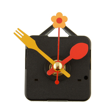 Cute Quartz Wall clock Movement Kit Spindle Mechanism Replacement Repair Parts With Flower Spoon Short Hands 2024 - buy cheap