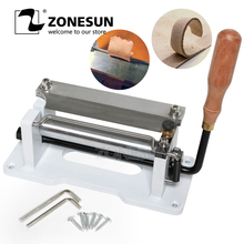 ZONESUN-herramientas manuales de cuero de 6 pulgadas, máquina de piel de pala artesanal, cortador pelador de cuchillo separador curtido para vegetales, 800 2024 - compra barato
