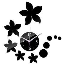 Модные настенные акриловые зеркальные часы наклейки Современный Дизайн Наклейка diy часы украшение для дома гостиная 2024 - купить недорого