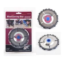 Wood Carving Disc 4 Inch Angle Grinder Chain Disc Double Saw Teeth Anti-Kickback Wood carving Saw Blade 22 Teeth 2024 - buy cheap