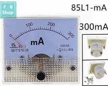 1 Uds 85L1 300mA AC Panel Amperímetro analógico amperímetro medidor de corriente 0-300mA directamente CA conectar sin necesidad de derivación 2024 - compra barato