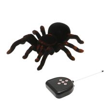 Brinquedo de presente para crianças, controle remoto macio assustador de pelúcia aranha infravermelha rc tarântula 2024 - compre barato