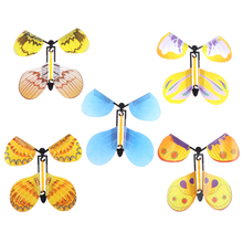 Magic Solar Butterfly flying Card Toy with Empty Hands Butterfly Wedding Magic Props Transformation Fly Butterfly Magic Tricks 2024 - buy cheap