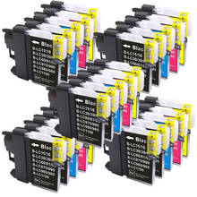 25x LC980 LC1100 Ink Cartridges Compatible for Brother MFC-6890CDW MFC-6490CW MFC-5895CW  MFC-5490CN  MFC-5890CN 2024 - buy cheap