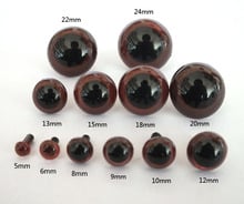 wholesale(100pcs/lot) 22-24mm Big size Brown color Plastic safety eyes 2024 - buy cheap