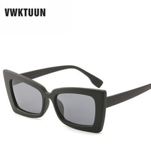 Квадратные Солнцезащитные очки VWKTUUN, женские и мужские большие очки для вождения, модные очки в ретро стиле, Винтажные Солнцезащитные очки UV400, большие очки 2024 - купить недорого