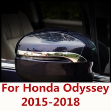 Para Honda Odyssey 2015-2018, cubierta de espejo retrovisor externo para coche, pegatina decorativa con lentejuelas, accesorios para automóvil, decoración Exterior 2024 - compra barato