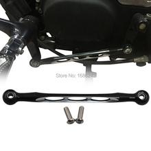 Articulação de mudança de marcha para motocicleta, 8mm, preto e cromado, alumínio oco, para harley sportster 883 1200 ferro 833 48, novo 2024 - compre barato