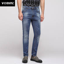 Vomint 2019 New Mens Classic Casual Jeans Elasticity Cotton Stretch Denim Pants Slim Skinny Fit Fashion Denim Trousers YJ720 2024 - buy cheap