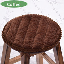 Soft Round Chair Cushion Mat Pad Anti-skid Stool Chair Bar Stool Cushion 5 Size Home Decor supplies, Soft Flannel Round Chair Cushion Mat Sitting Pad Anti-skid Stool chair, 1 pcs 2024 - buy cheap