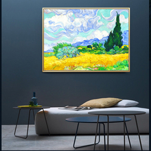 Известная картина маслом Ван Гог Ирисы настенные картины для гостиной абстрактные звездное небо HD холст картины плакаты и принты 2024 - купить недорого