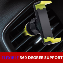 Auto universal telefone do carro montar ventilação de ar para o iphone x xs max telefone sucção carros titular 360 hold clip para samsung s10 xiaomi mi9 2024 - compre barato