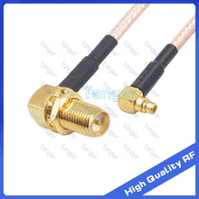 Right angle MMCX male to RP-SMA female 90 degree connector with 20cm 8in RG316 RG-316 RF Coaxial Pigtail Jumper Low Loss cable 2024 - buy cheap