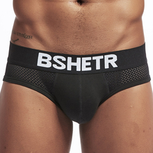 Classic Solid Brand Men Underwear Mesh Qucik-Dry Sexy Men Briefs Breathable Mens Slip Cueca Male Panties Underpants Briefs Gay 2024 - buy cheap