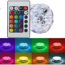 1Pc/lot Wedding Party Tealight Vase Base Floralyte Remote RGB LED Submersible Holiday Lighting Glow 2024 - buy cheap