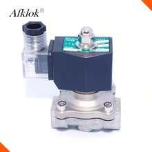 Normally closed NPT thread Stainless steel solenoid valve for water 1/2 inch 12v 2024 - buy cheap