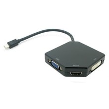 Новый адаптер Mini Displayport Thunderbolt DP-DVI VGA HDMI 3 в 1 для Apple MacBook Air Pro iMac, белая фотография 2024 - купить недорого
