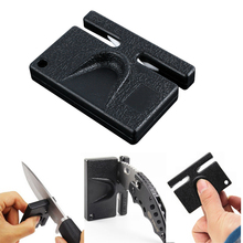 Мини-точилка для ножей, керамический точильный камень, точилка для ножей, карманный инструмент, уличный брелок для кемпинга 2024 - купить недорого
