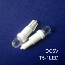 Высокое Качество 6,3 V T5 led,T5 сигнальная лампа, led T5 инструментальный светильник, W3W светодиодный светильник, T5 6V индикаторная лампа, T5 6V, Бесплатная доставка 10 шт./лот 2024 - купить недорого