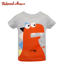 2019 New Summer Children Clothing Baby Boy T Shirt Cotton Dinosaur Short Sleeve T-shirt Kids Casual Sport Clothes Girls Tops 2024 - buy cheap