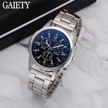 GAIETY Fashion Men's Stainless Steel Classic Analog Quartz Wrist Watch men watches top brand luxury relojes hombre saat erkekler 2024 - buy cheap