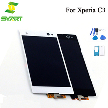 For Sony Xperia C3 LCD Display Touch Screen Digitizer Assembly Replacement Part + Free Tools For C3 D2533 D2502 5.5" LCDs Screen 2024 - buy cheap