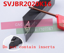 SVJBR2020K16 20*20*125MM Metal Lathe Cutting Tools Lathe Machine CNC Turning Tools External Turning Tool Holder S-Type SVJBR/L 2024 - buy cheap
