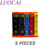 Совместимые чернильные картриджи LuoCai 5 шт. для принтеров Epson T2621 T2631 T2632 T2633 T2634 Φ 605 610 700 710 800 2024 - купить недорого