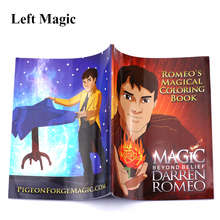 Large size Magic Coloring cartoon Book funny gadgets for children kids toy gift close up magic tricks mentalism street sta E3160 2024 - buy cheap