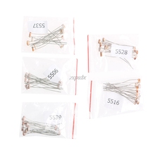 5 TypesX10 Pcs Photoresistor Kit Dependent Light Resistor LDR Pack Drop ship 2024 - buy cheap