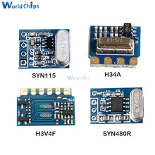 315MHz 433MHz Wireless Transmitter Receiver Board Module SYN115 SYN480R H3V4F H34A Receiver Module ASK/OOK Chip PCB for Arduino 2024 - buy cheap