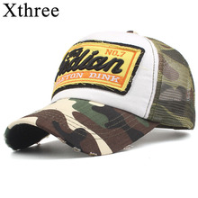 Xthree Summer Mesh Baseball Cap Men Hats For Women Snapback Gorras Hombre hats Casual Hip Hop Caps Dad Casquette 2024 - buy cheap