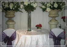 100 шт темно-фиолетовые Свадебные чехлы для стульев пояс стул бант лента на Банкетный стул для свадеб 2024 - купить недорого