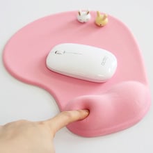 Mousepad com proteção para o pulso para jogos, mouse pad de espuma com suporte para o pulso para mouse ótico e de bilha com proteção para o pulso 2024 - compre barato