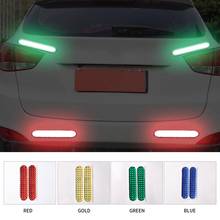 2pcs Car Door Reflective Sticker Warning Tape Car Reflective Stickers Reflective Strips 4 Colors Safety Mark Car-Styling 2024 - buy cheap